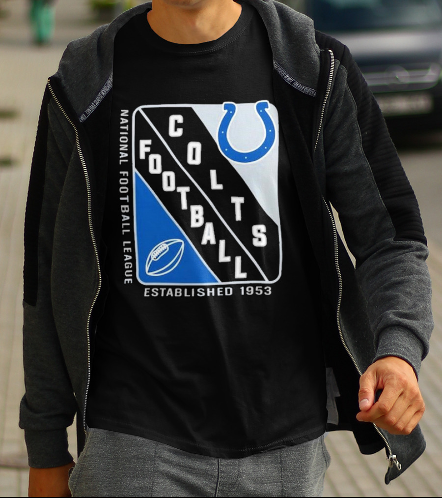 NATIONAL FOOTBALL LEAGUE COLTS FOOTBALL ESTABLISHED 1953 T-Shirt