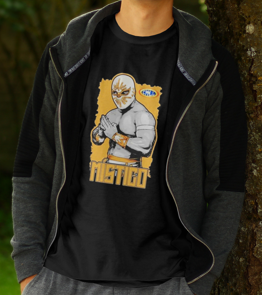 Místico CMLL Rey Plata Y Oro Luchador Masked Wrestler T-Shirt