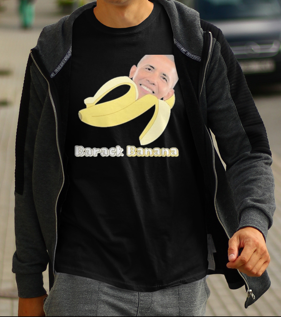 Barack Banana Funny Meme Face T-Shirt