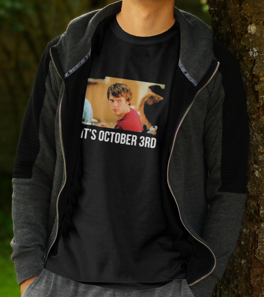 Mean Girls It's October 3rd Meme Aaron Samuels Cady Heron T-Shirt