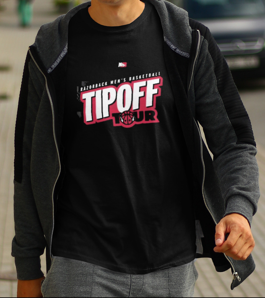 Razorback Men's Basketball Tipoff Tour T-Shirt