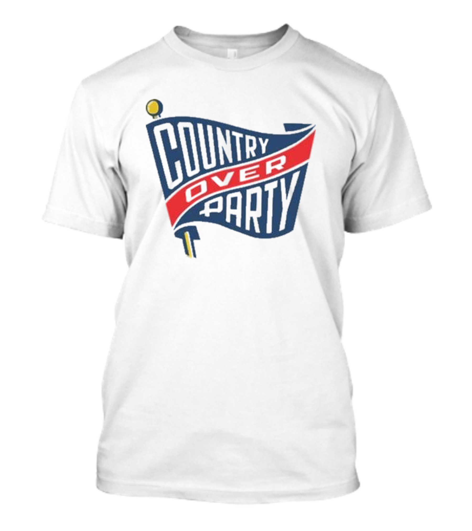 Matthew Dowd Country Over Party Flag T-Shirt