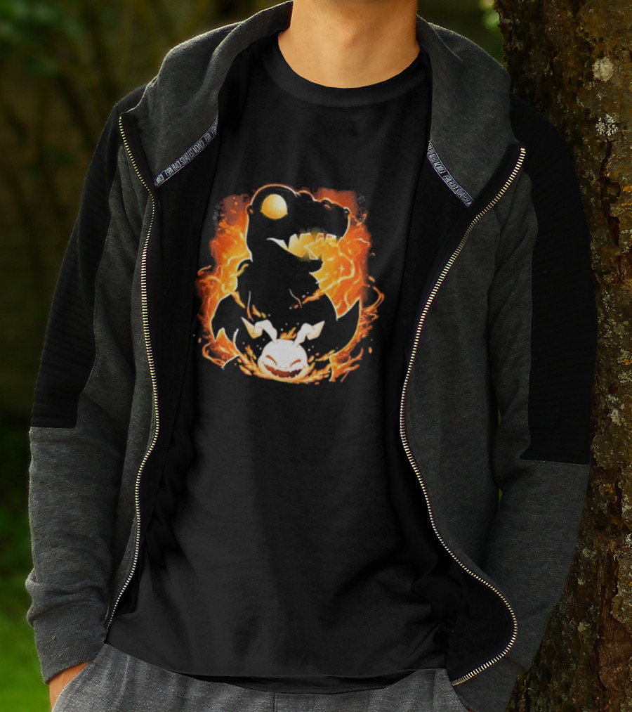 Courage Fire Vallina Fiery Creature T-Shirt