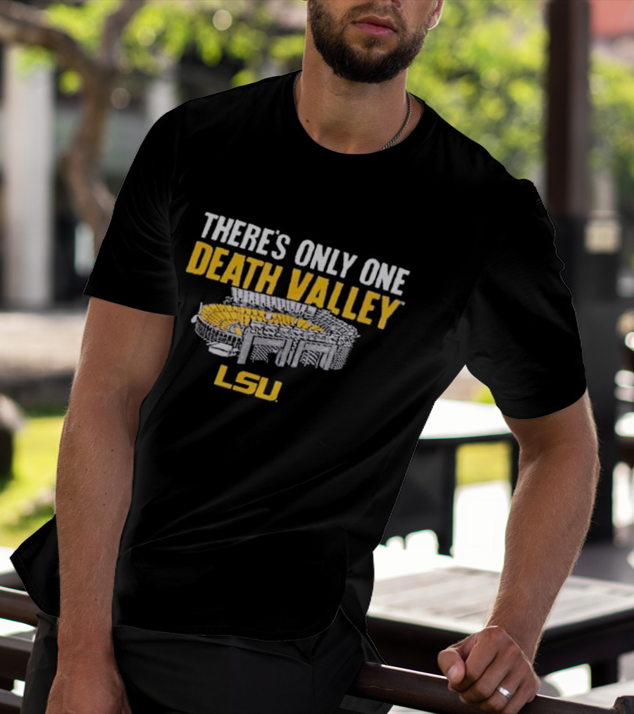 There’s Only One Death Valley LSU StadiumIllustration T-Shirt