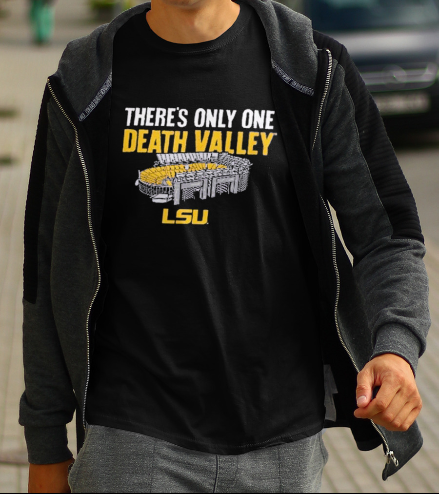 There’s Only One Death Valley LSU StadiumIllustration T-Shirt