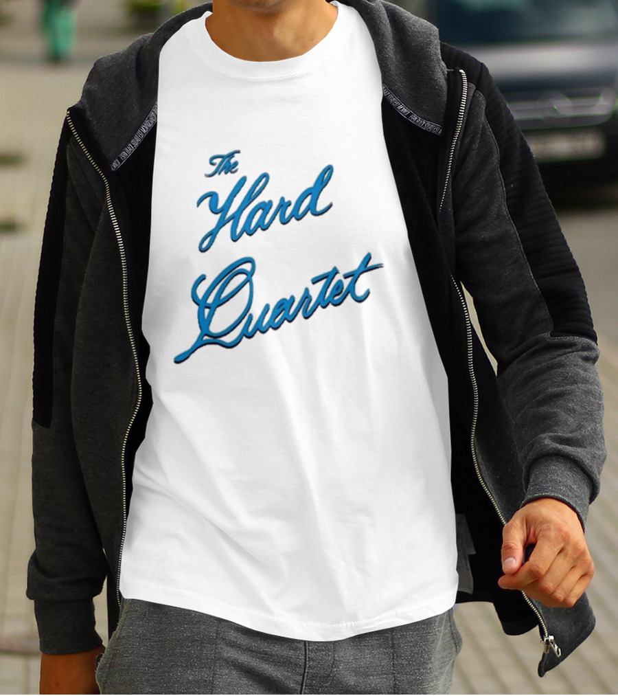 The Hard Quartet Band Blue T-Shirt
