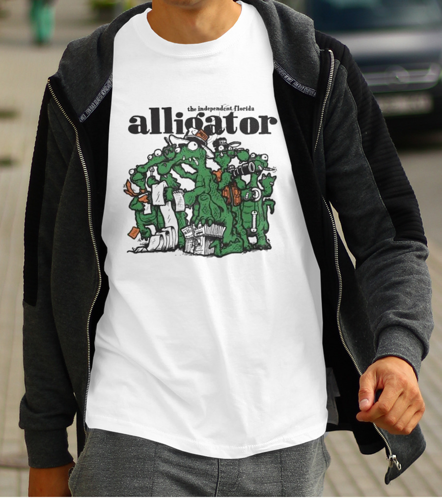 The Independent Florida Alligator Journalism Team Cartoon T-Shirt
