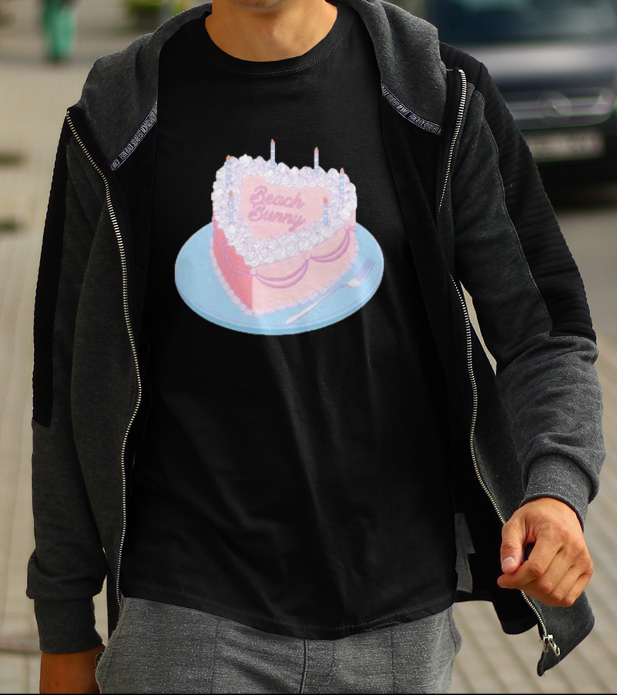 Beach Bunny Heart-Shaped Cake Clueless T-Shirt