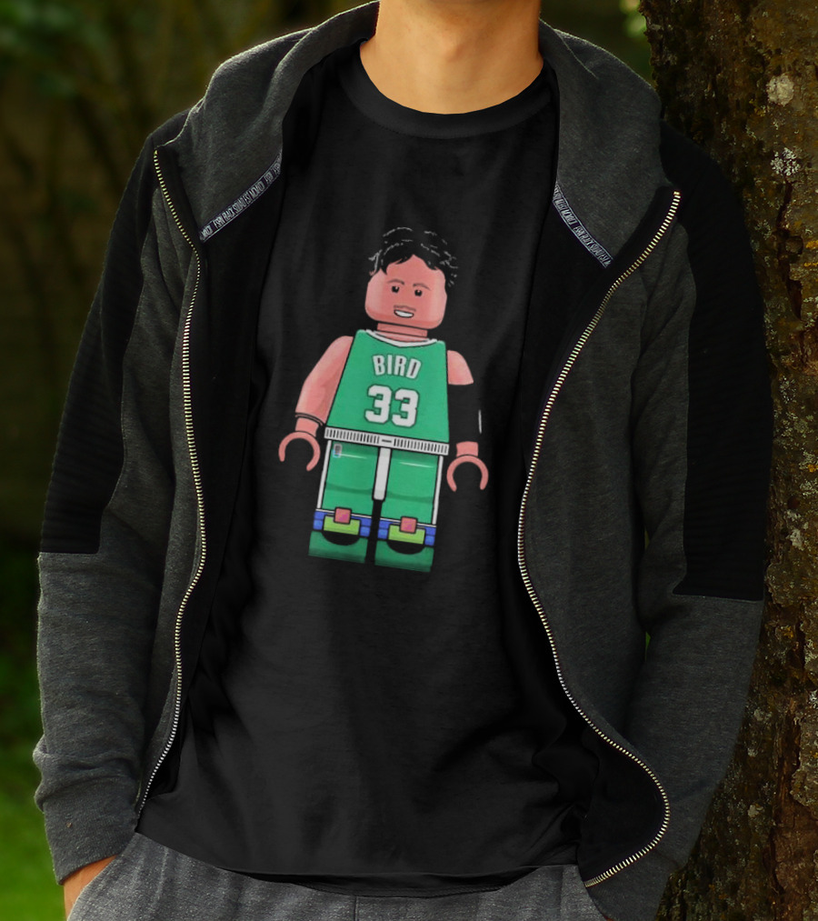 Larry Bird Lego Christmas 33 Basketball Player T-Shirt
