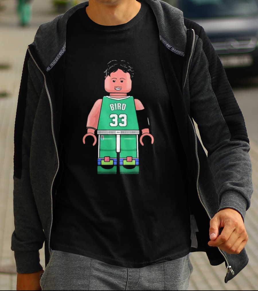 Larry Bird Lego Christmas 33 Basketball Player T-Shirt