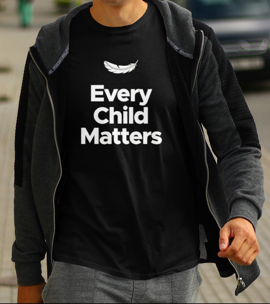 Every Child Matters Feather Symbol Truth And Reconciliation T-Shirt