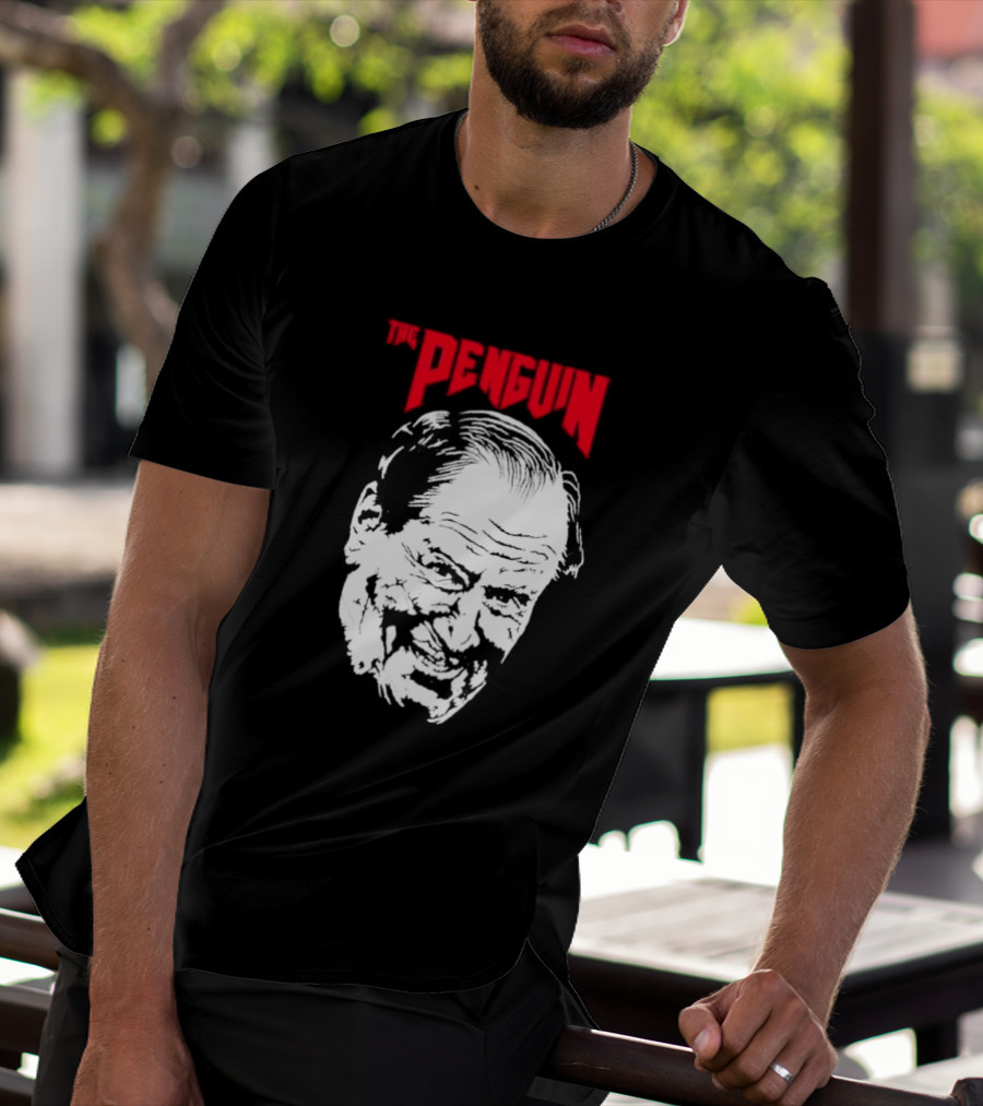 The Penguin Colin Farrell Boss Villainous Grin T-Shirt