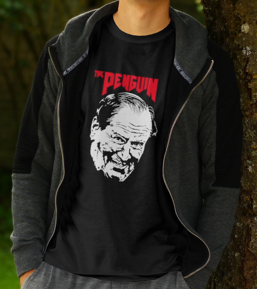 The Penguin Colin Farrell Boss Villainous Grin T-Shirt