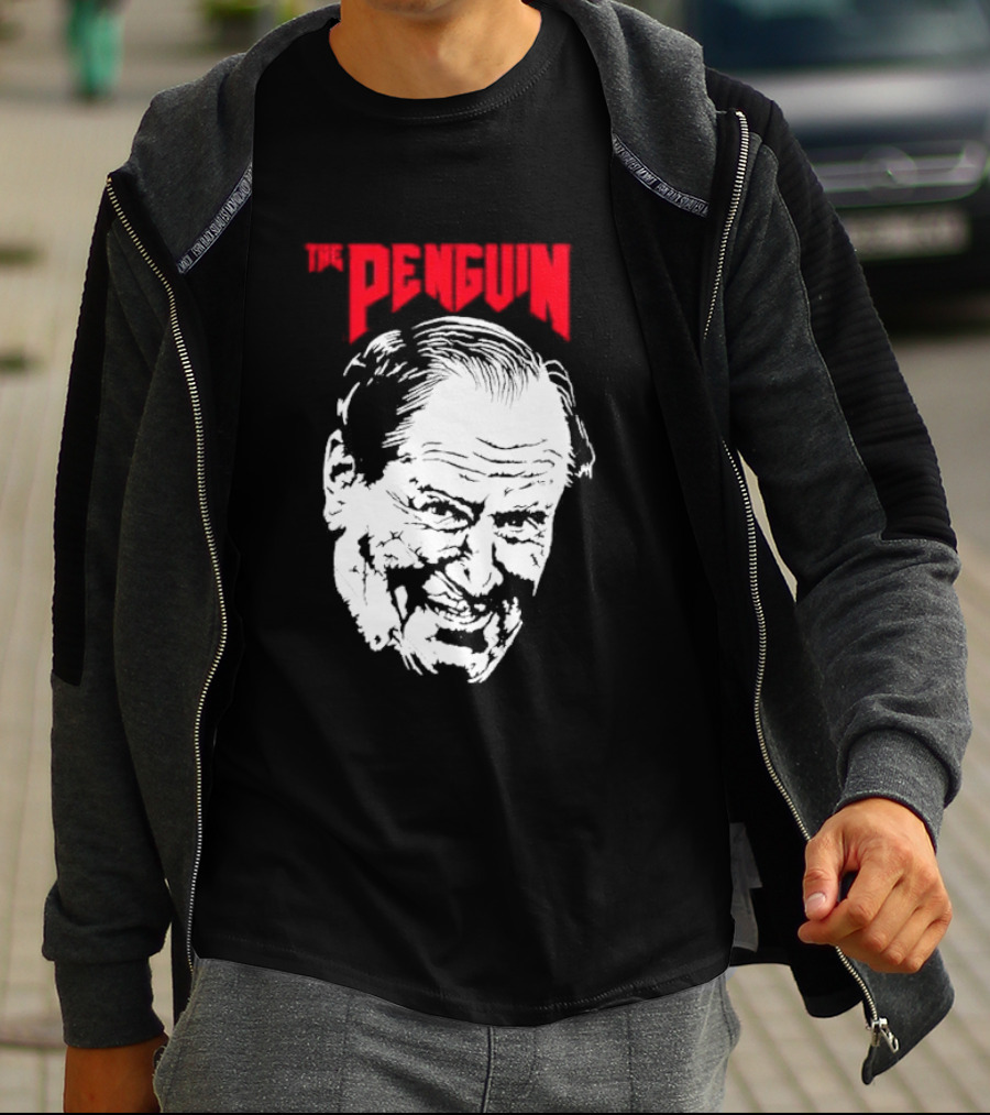 The Penguin Colin Farrell Boss Villainous Grin T-Shirt