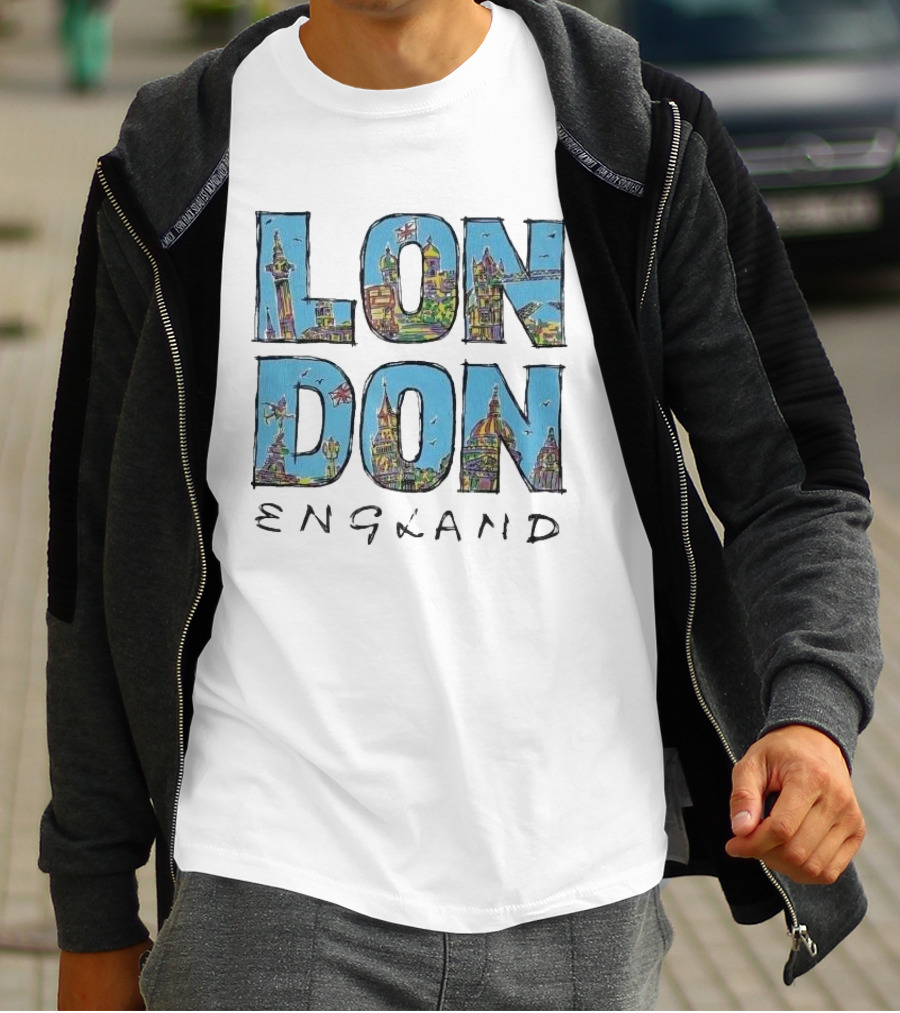 London England Landmarks T-Shirt