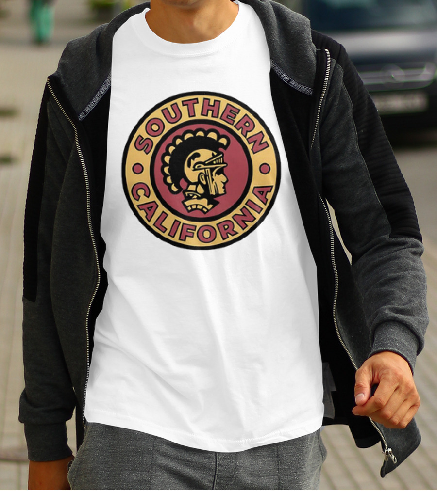 Southern California Trojan Warrior Circle Emblem T-Shirt