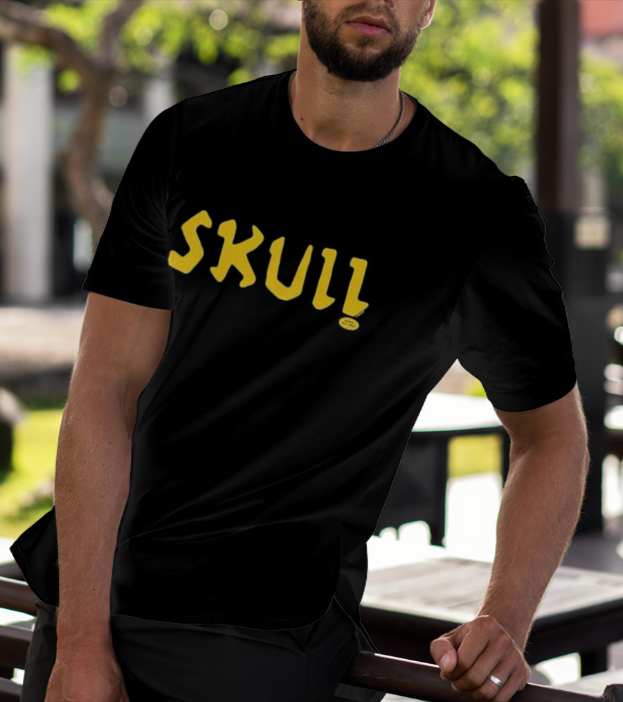 Beavis And Butt-head Skull Yellow T-Shirt