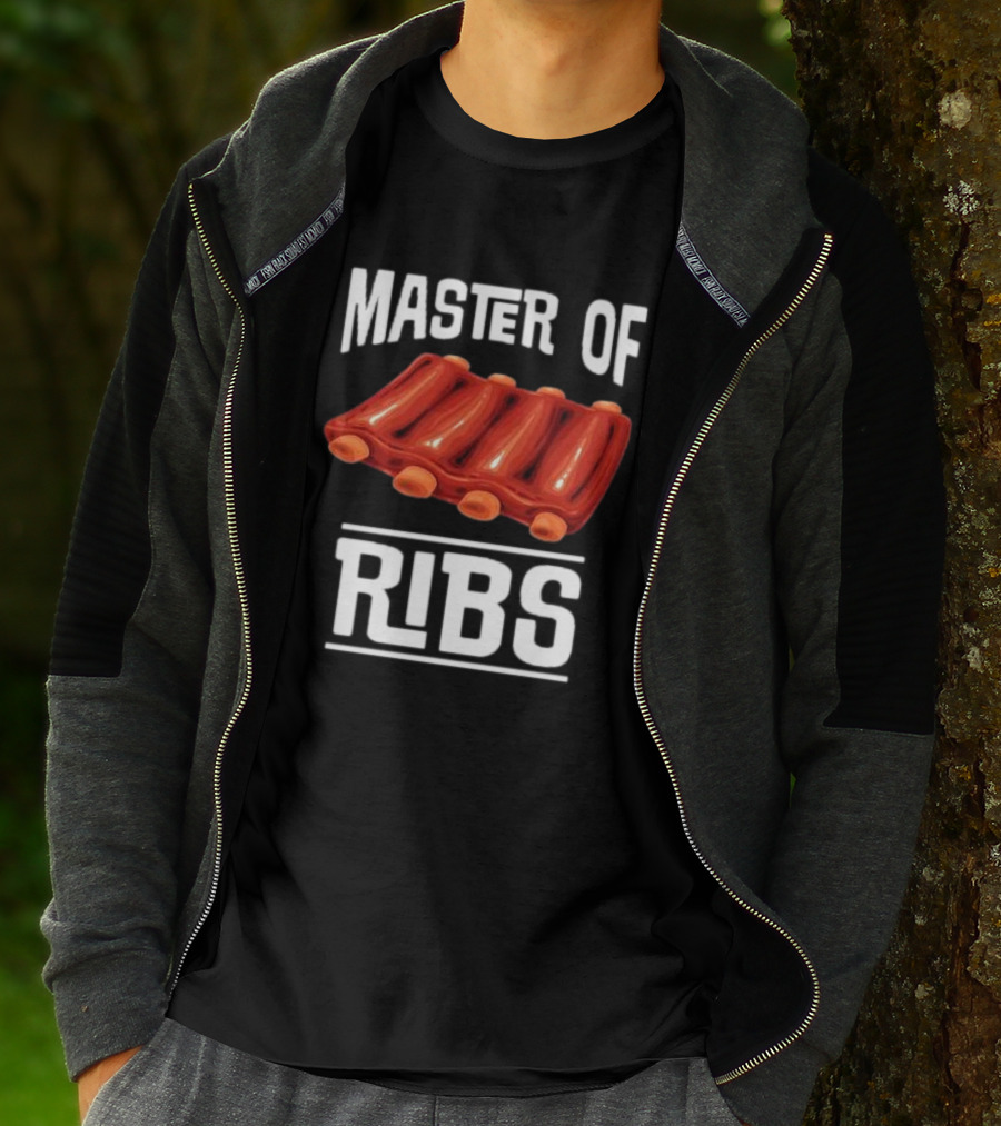 Master Of Ribs Barbecue Inktastic T-Shirt