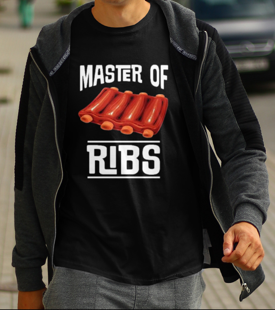 Master Of Ribs Barbecue Inktastic T-Shirt