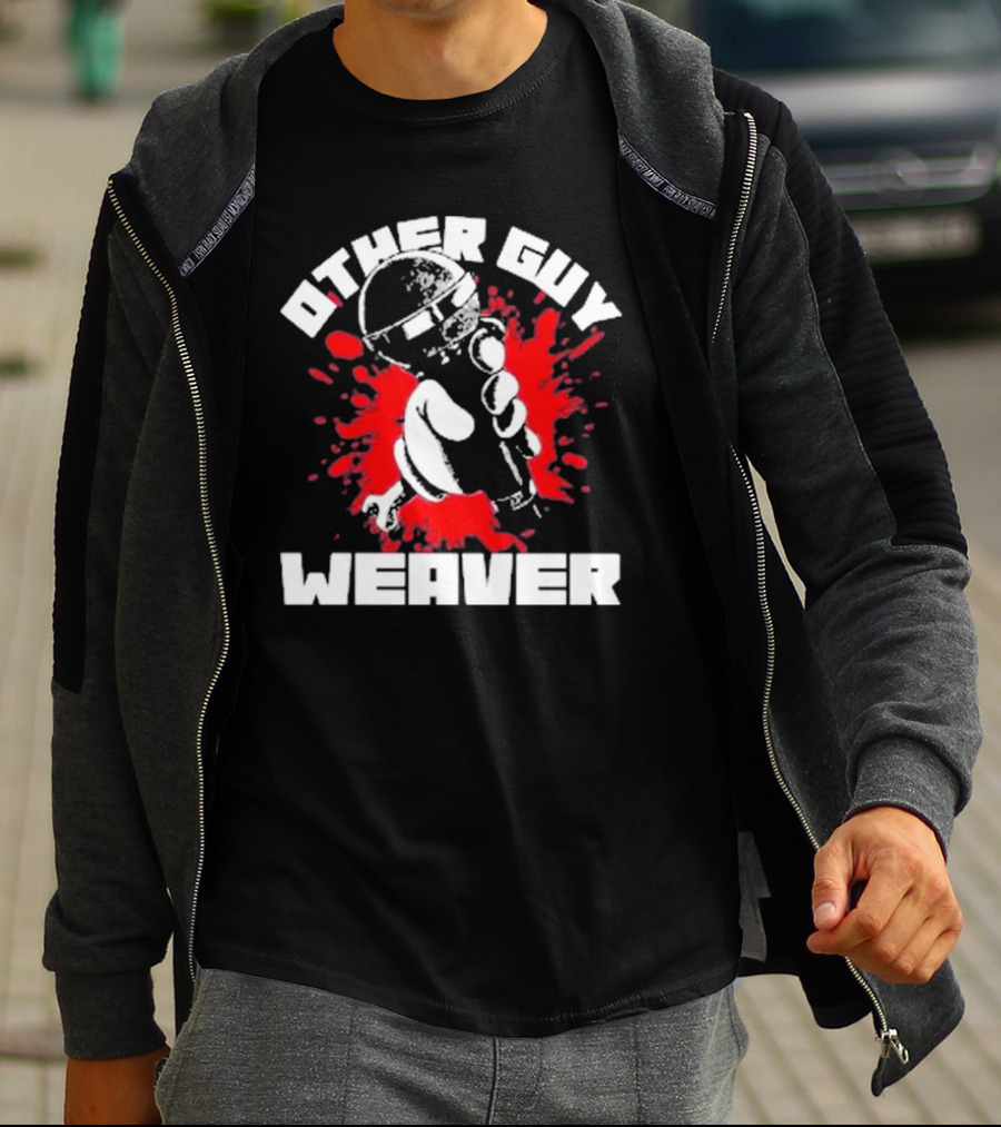 Other Guy Weaver Microphone In Hand Red Splash T-Shirt