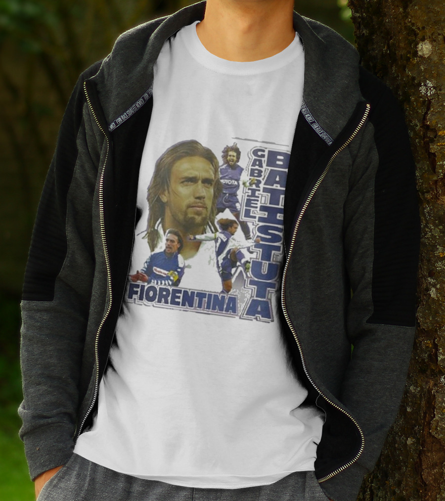 Gabriel Batistuta Fiorentina Football Legend T-Shirt
