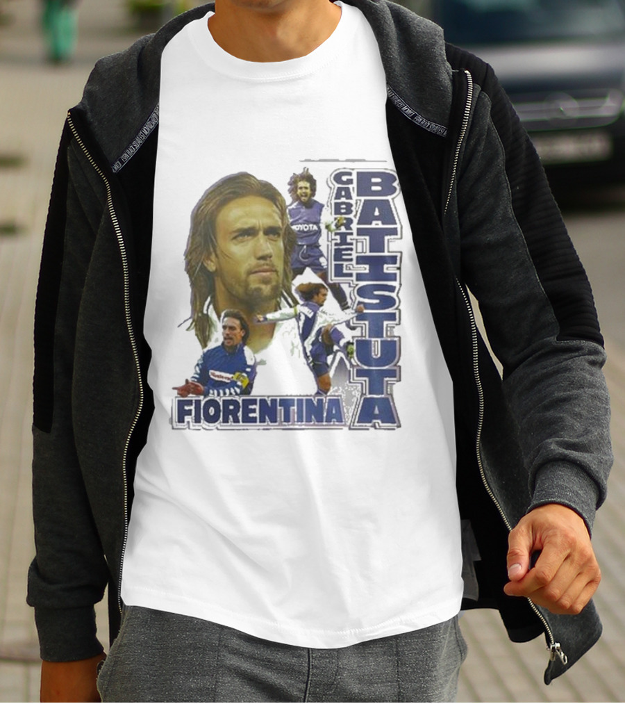 Gabriel Batistuta Fiorentina Football Legend T-Shirt