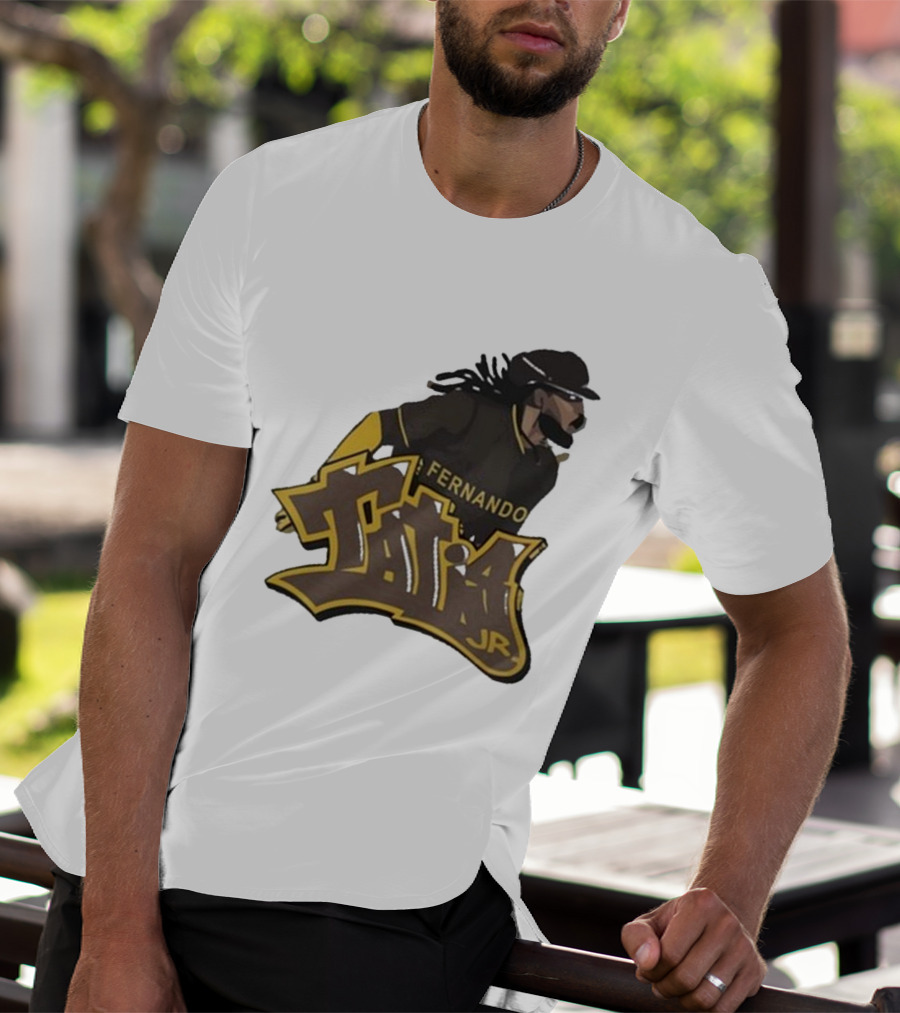 San Diego Padres Fernando Tatis Jr Player Graffiti T-Shirt