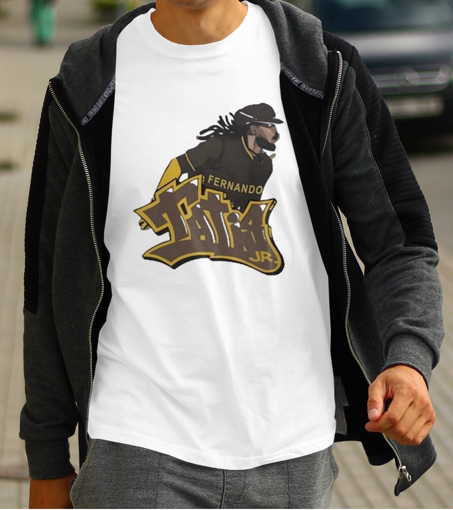 San Diego Padres Fernando Tatis Jr Player Graffiti T-Shirt