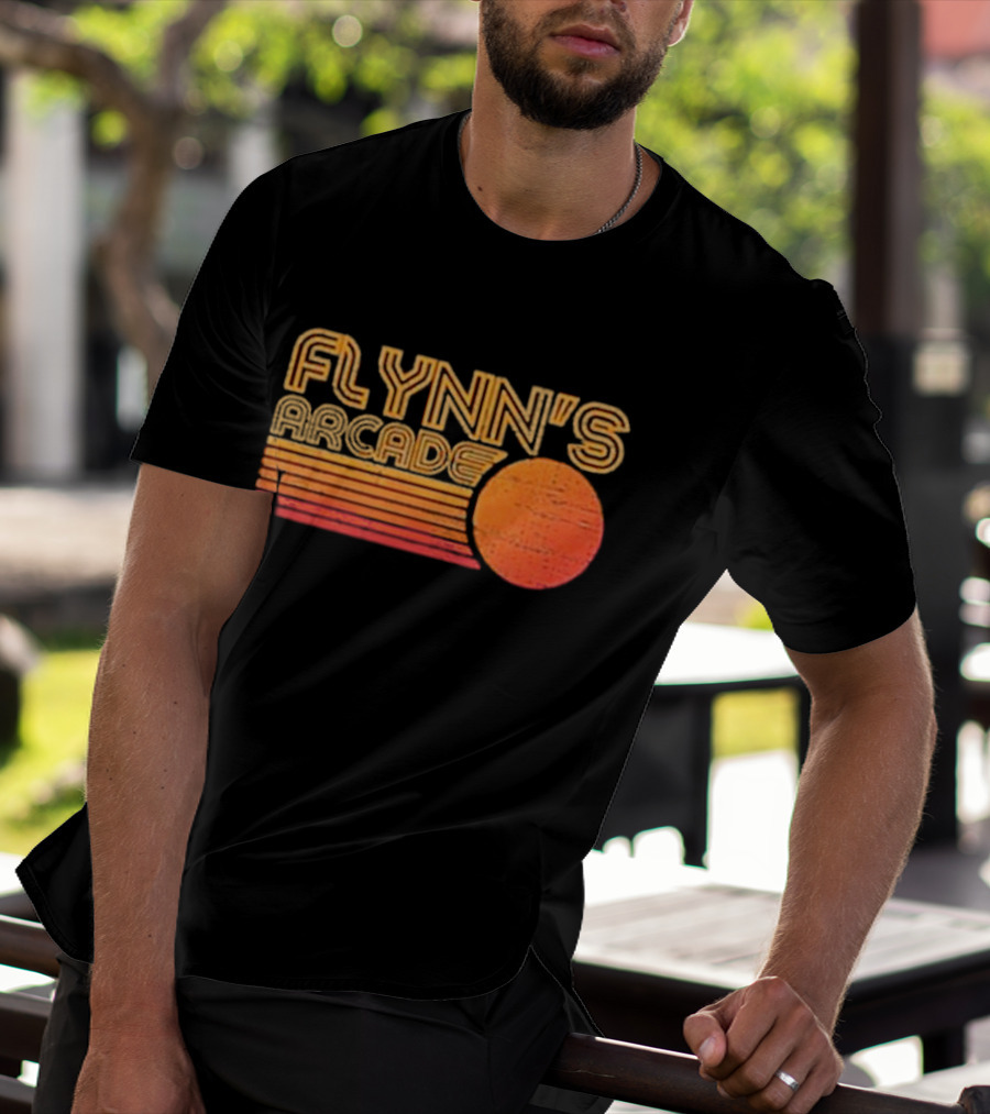 Flynn's Arcade Sunset Vintage T-Shirt