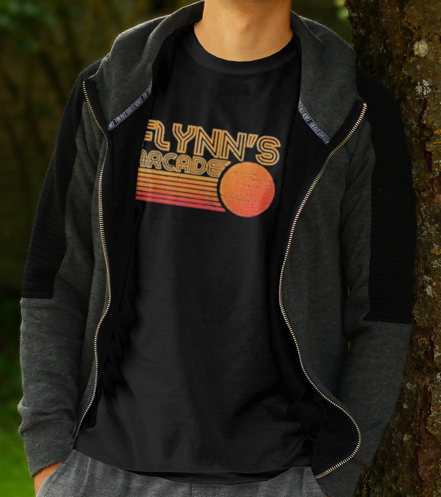 Flynn's Arcade Sunset Vintage T-Shirt