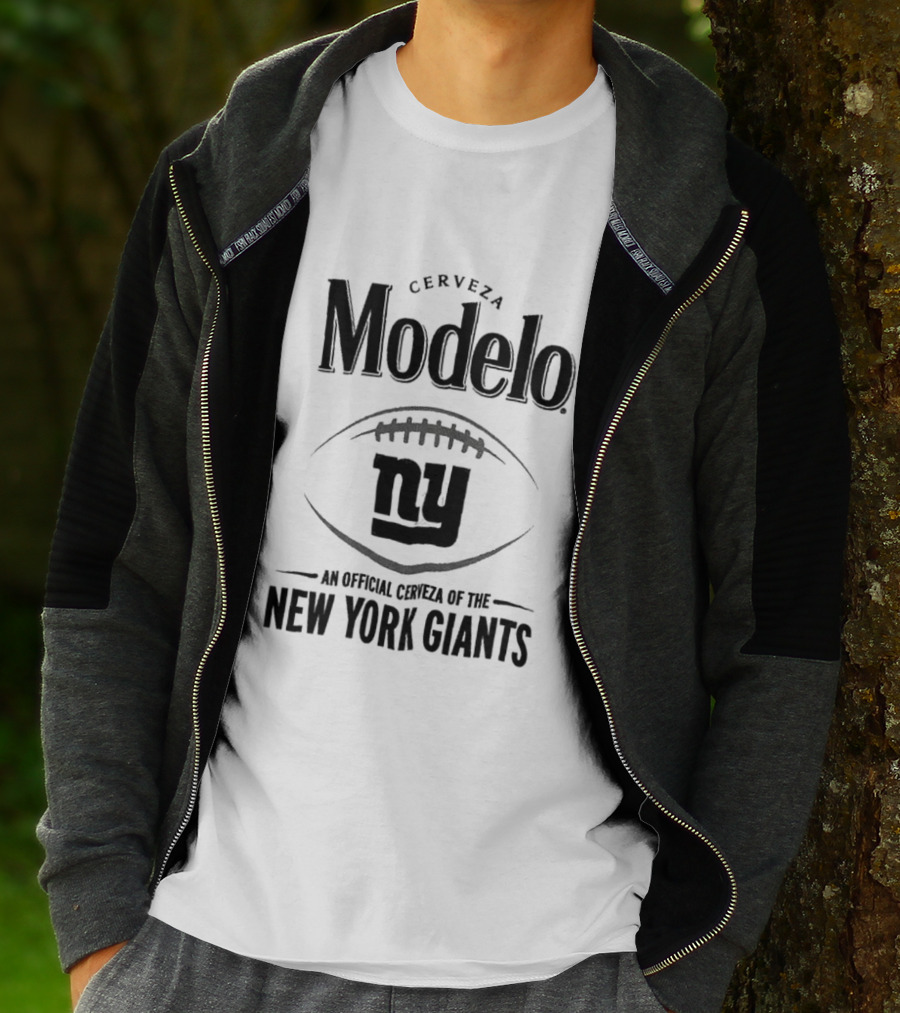 Cerveza Modelo An Official Cerveza Of The New York Giants Ny Football T-Shirt