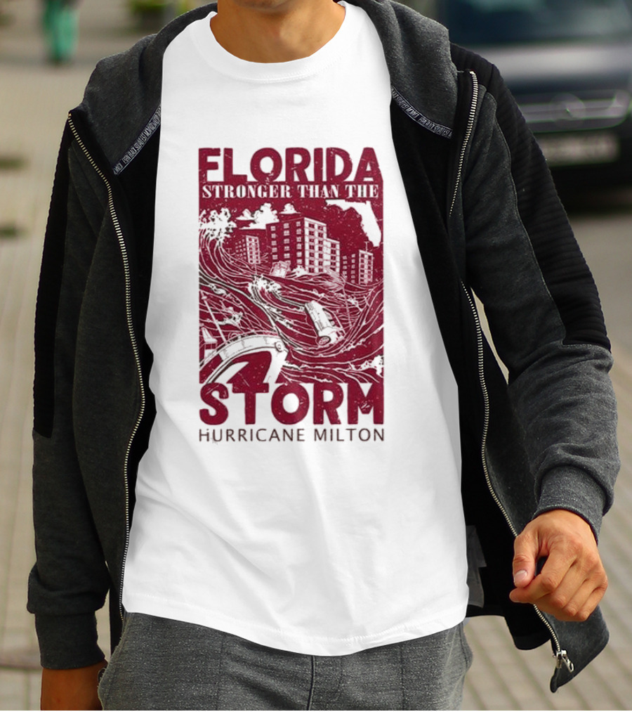 Florida Stronger Than The Storm Hurricane Milton T-Shirt