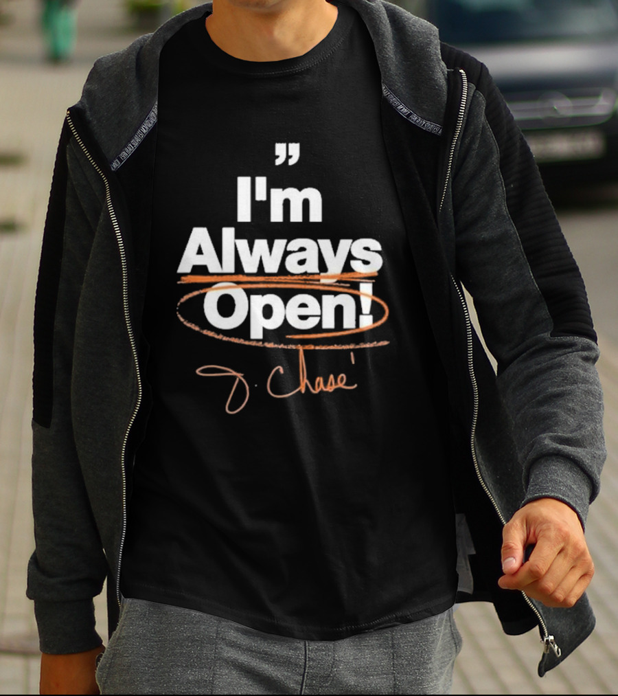 7collection I'm Always Open J. Chase T-Shirt