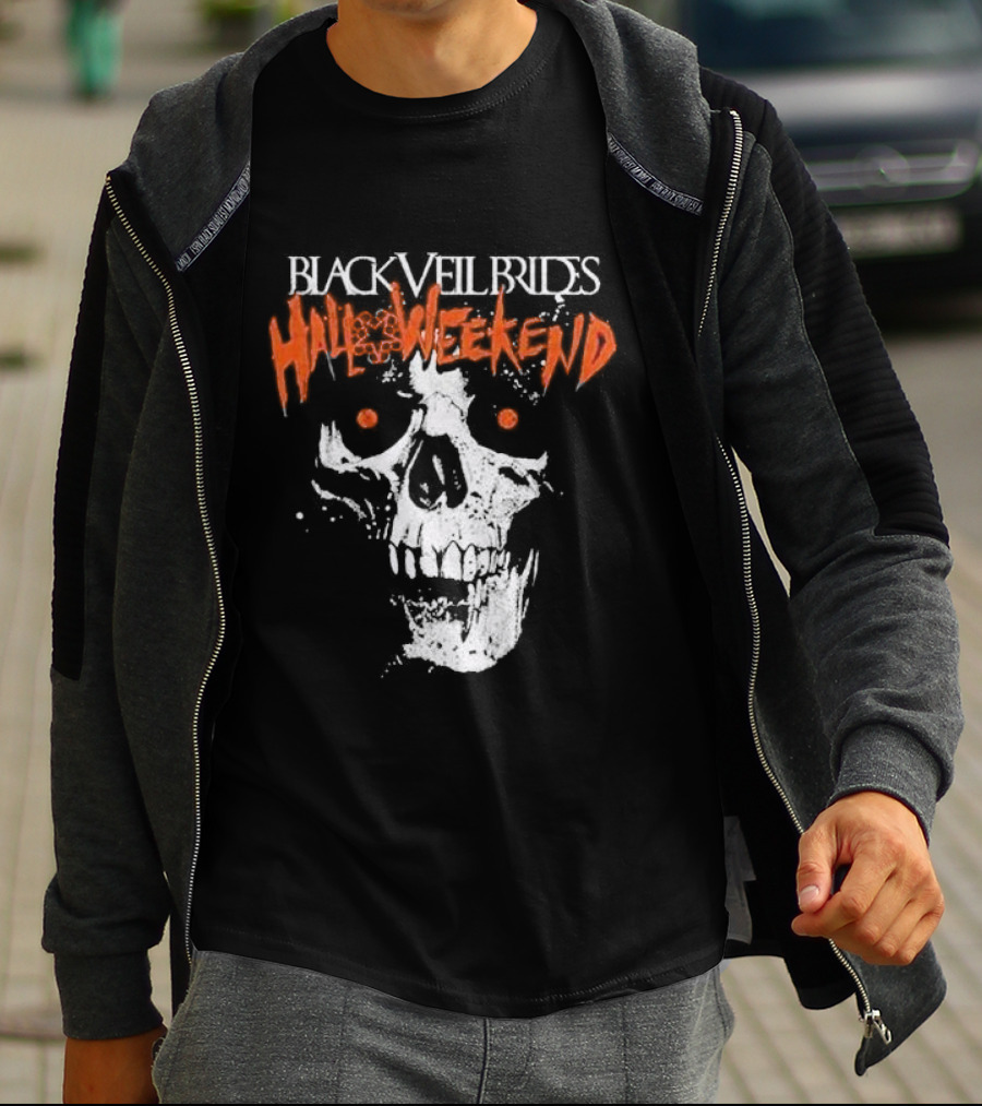 Black Veil Brides Halloweekend Skull T-Shirt