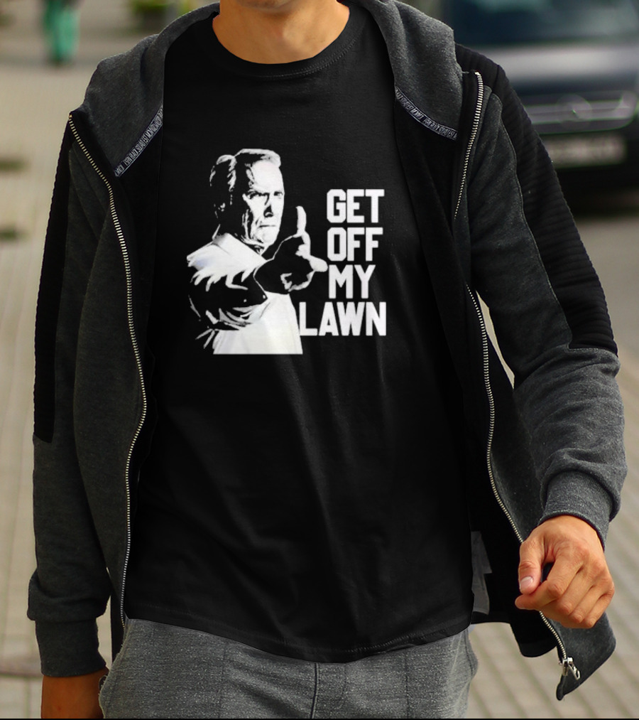Clint Eastwood Get Off My Lawn Iconic TV Scene T-Shirt