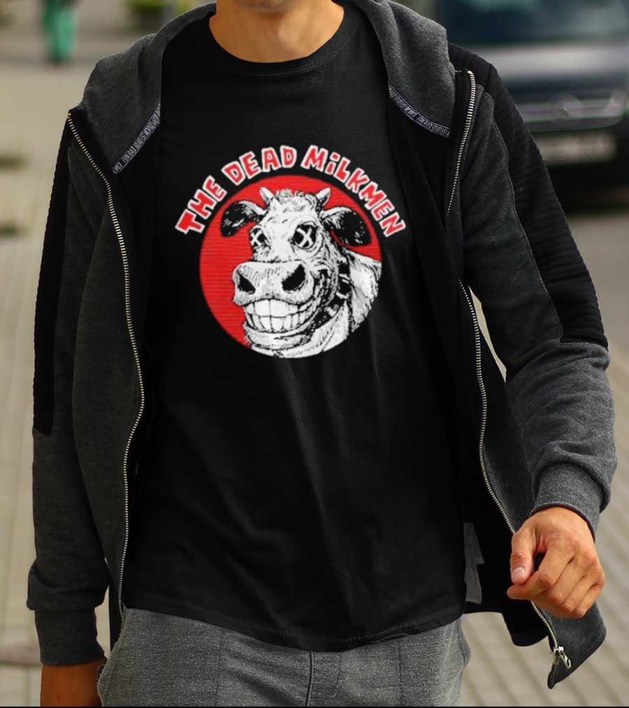 The Dead Milkmen Grinning Cow T-Shirt