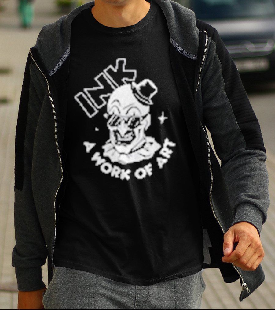 Ice Nine Kills Terrifier Hack ‘n’ Slash Pocket Ink A Work Of T-Shirt