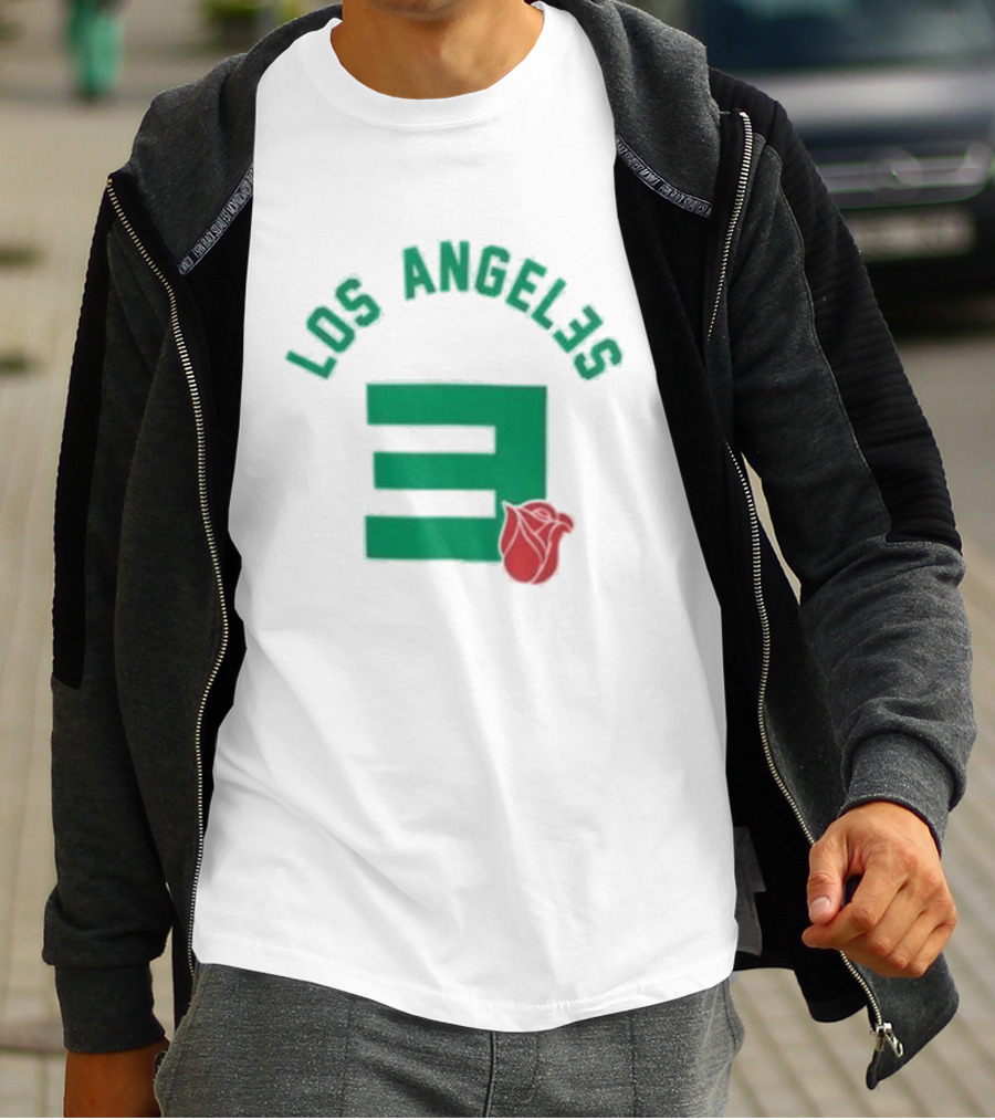Los Angeles Eminem Rosebowl Logo Event T-Shirt