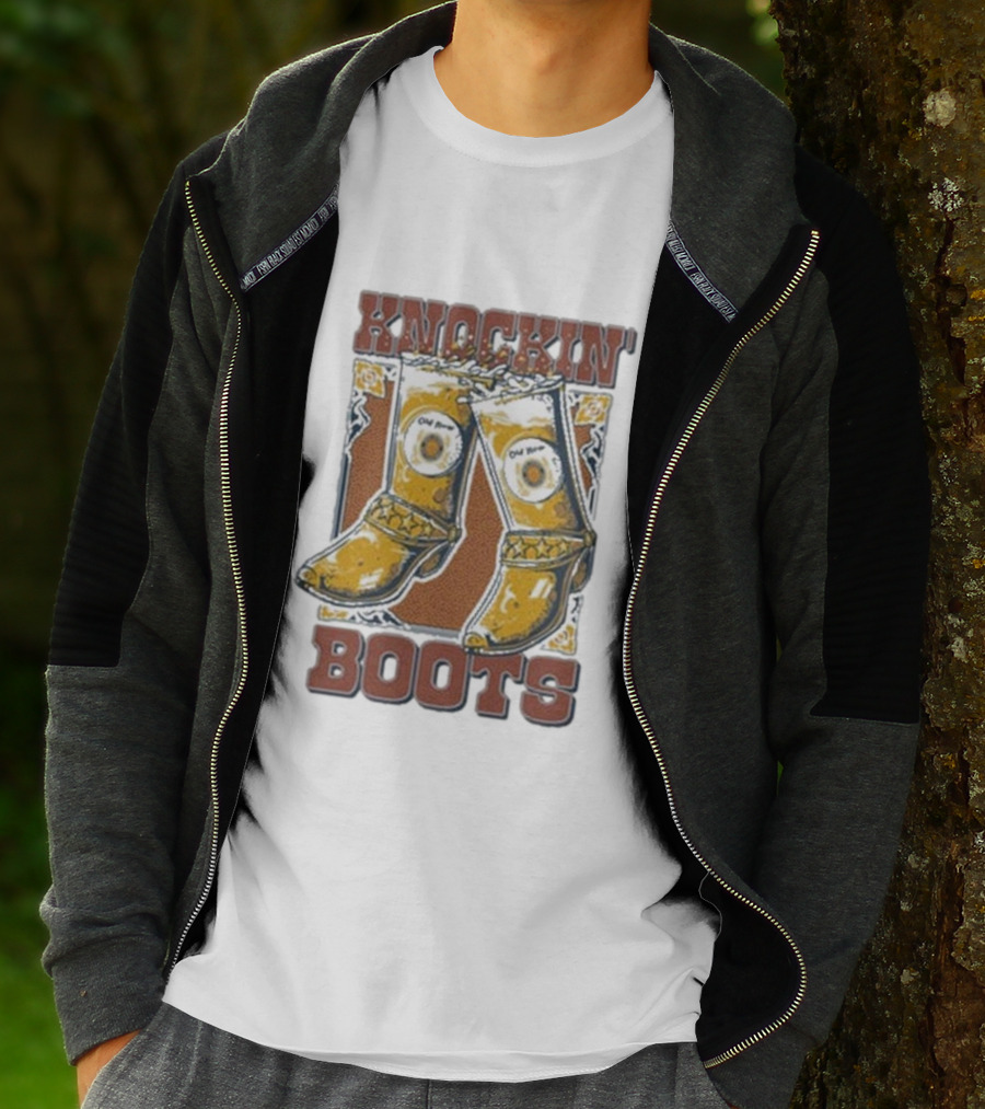 Old Row Knockin' Boots Cowboy Western T-Shirt