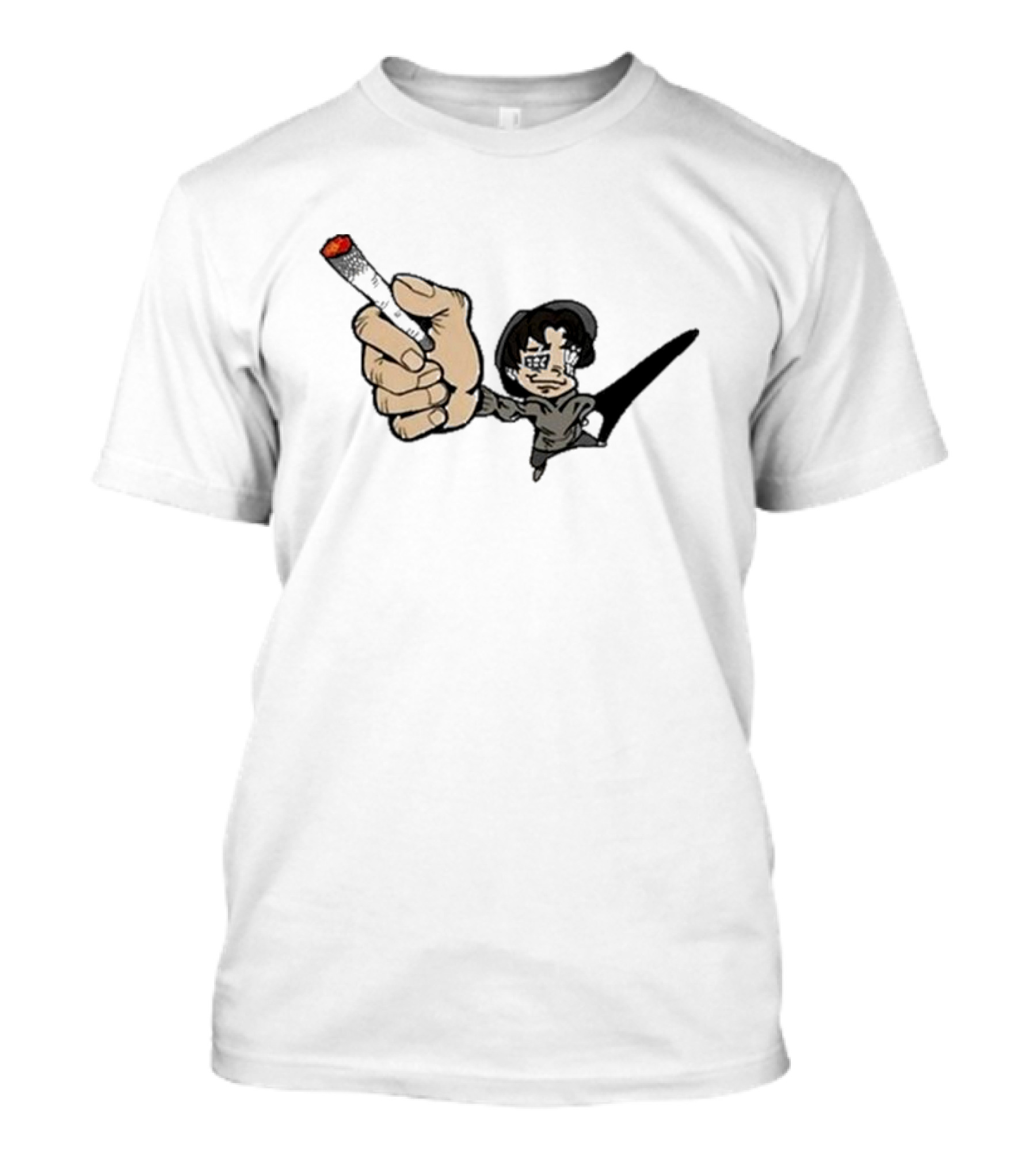 Rav Left-handed Cigarette Hand Illustration Keep The Change Tour T-Shirt