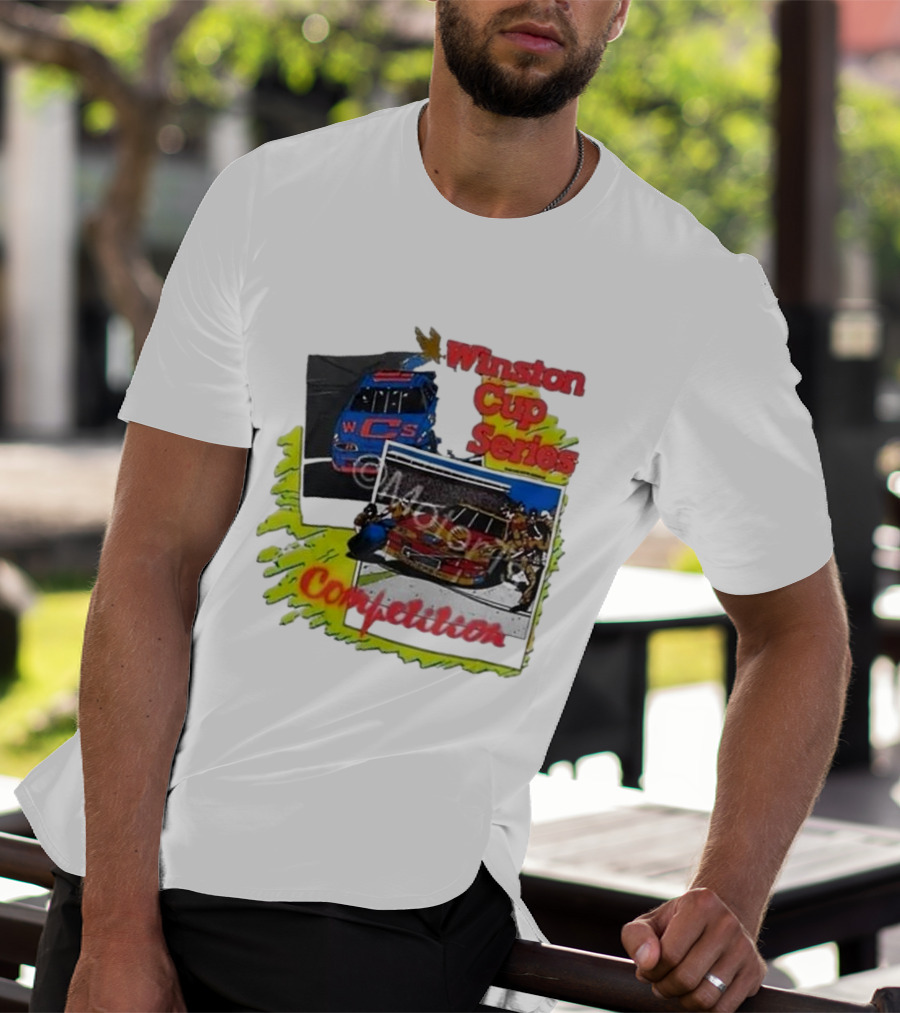 Winston Cup Series Competition Vintage New In Bag 1990 NASCAR T-Shirt