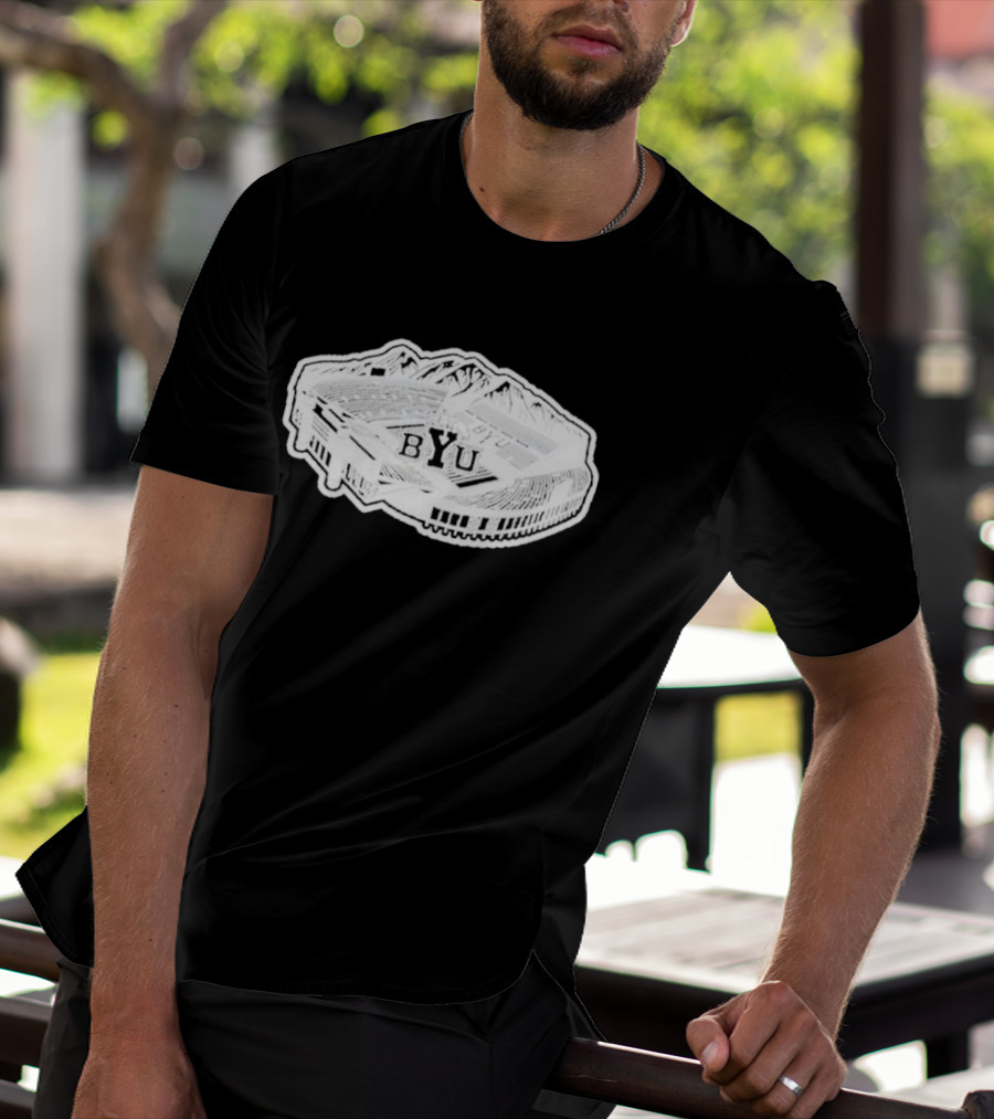BYU Lavell’s Stadium Mountain View T-Shirt