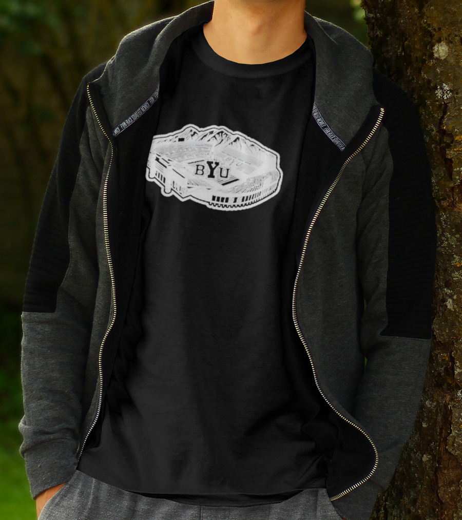 BYU Lavell’s Stadium Mountain View T-Shirt