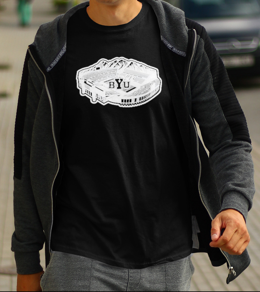 BYU Lavell’s Stadium Mountain View T-Shirt