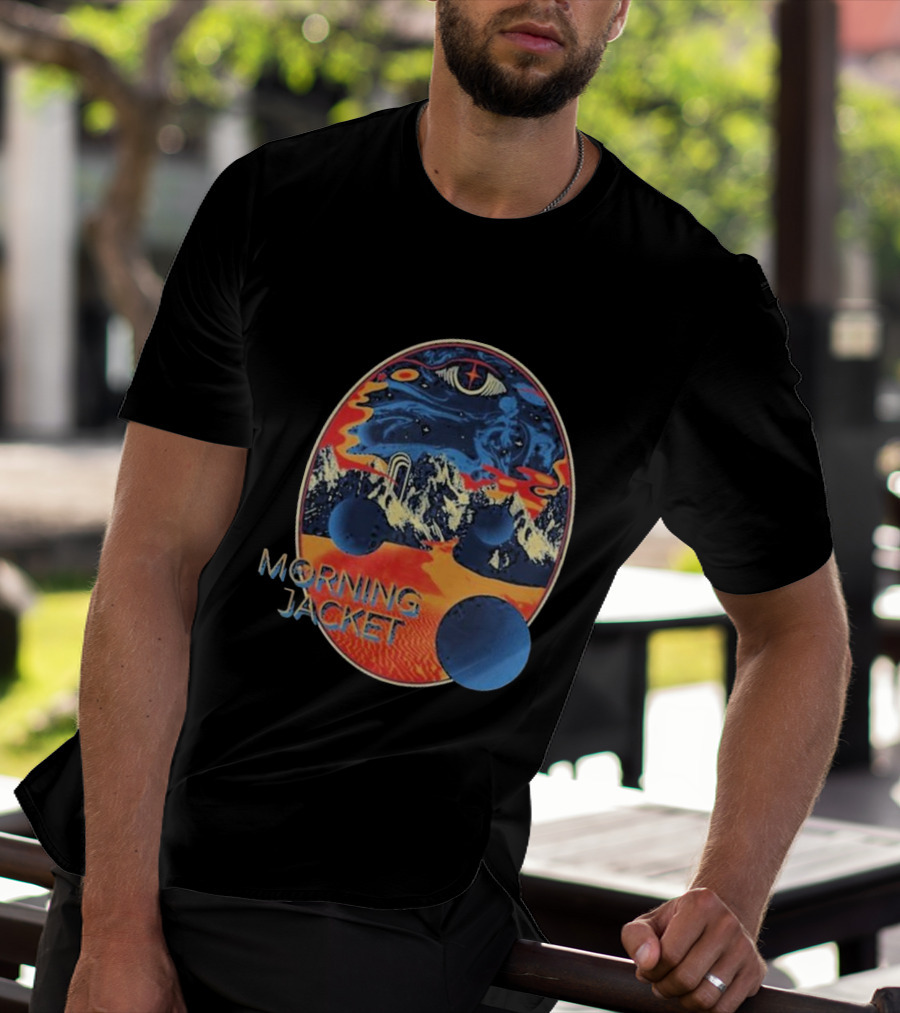 My Morning Jacket Cosmic Landscape Oval T-Shirt