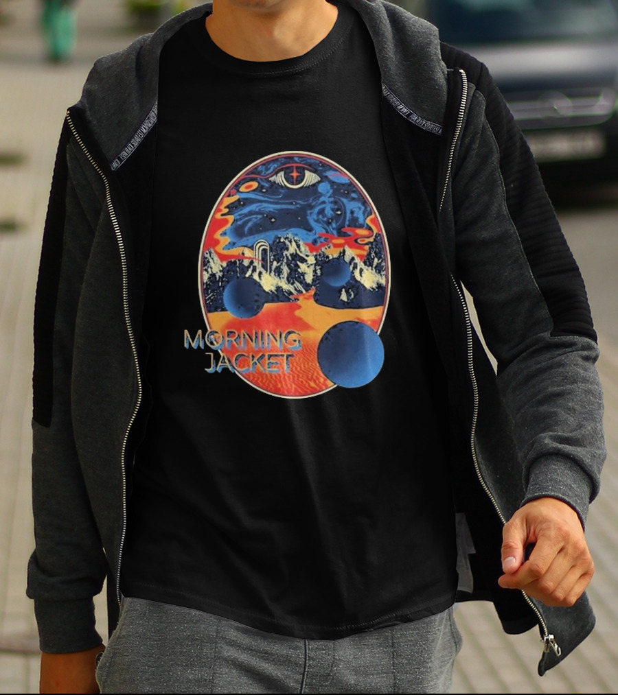 My Morning Jacket Cosmic Landscape Oval T-Shirt