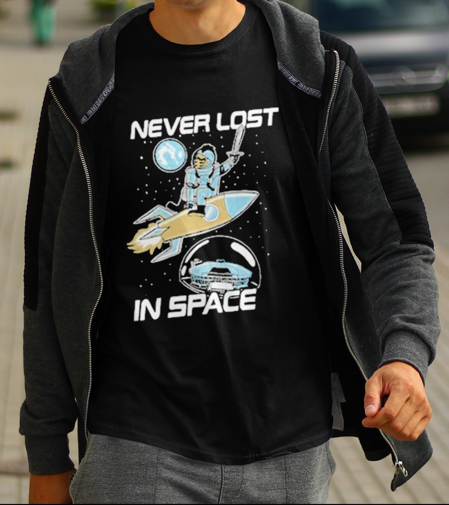 Never Lost In Space Rocket Astronaut Adventure T-Shirt