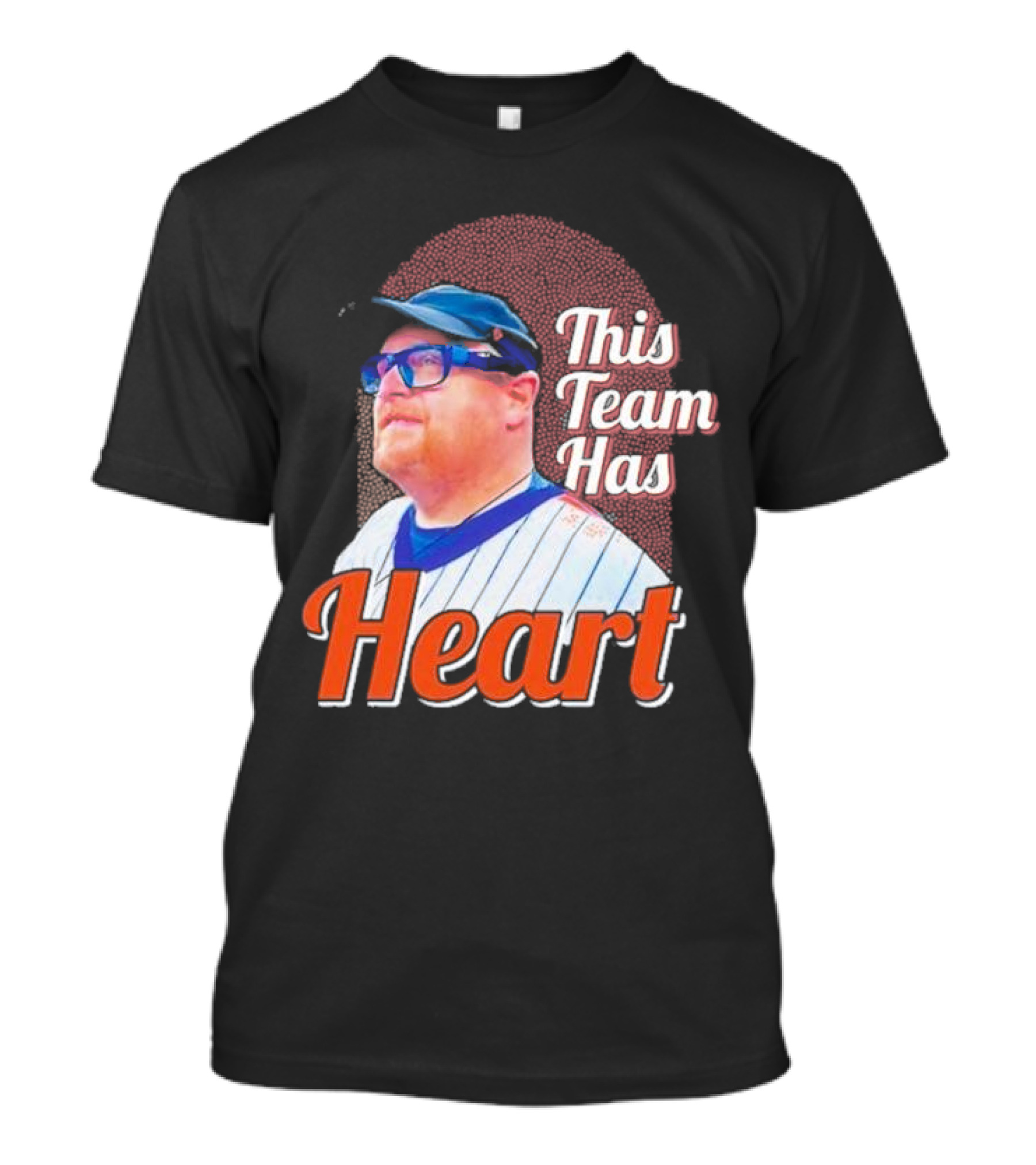 This Team Has Heart Frank Baseball-Inspired Dedication T-Shirt