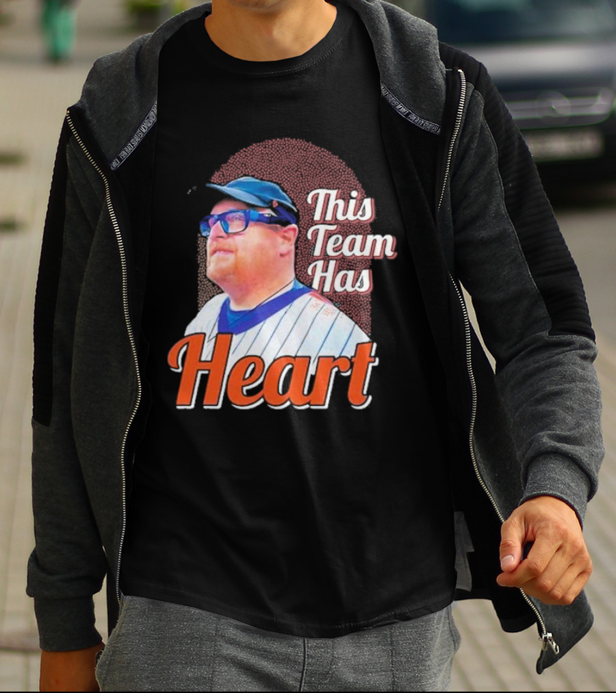 This Team Has Heart Frank Baseball-Inspired Dedication T-Shirt