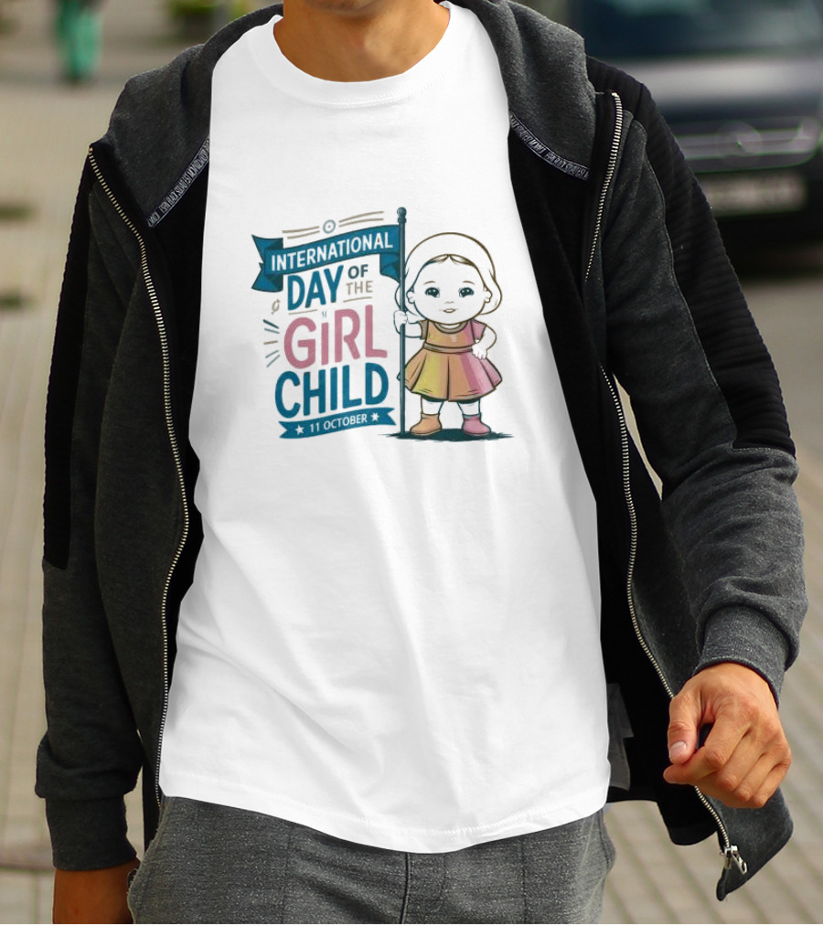 International Day Of The Girl Child 11 October Baby Holding Banner T-Shirt